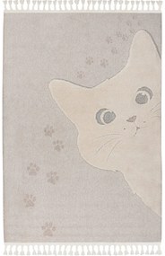 Χαλί Fano 396 Cats Brown-Grey Obsession 120Χ170cm