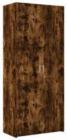 vidaXL Ντουλάπα Καπνιστή Δρυς 80x42,5x249 εκ. από Επεξεργασμένο Ξύλο