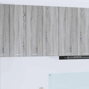 vidaXL Κρεμαστό ντουλάπι Γκρίζο Σονομα 60 x 31 x 80 εκ.