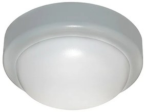 Adeleq Led Πλαφονιέρα Pc Στρογγυλή Φ197Mm 18W 4000K Ip44 Γκρι 21-0051861