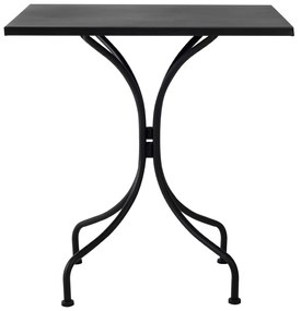 700-010 Τραπέζι Flex Μαύρο 70 x 70 x 71 Μαύρο Μέταλλο, 1 Τεμάχιο