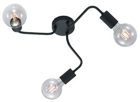 Φωτιστικό Οροφής Trio Lighting Diallo 608000332 Μαύρο Ματ