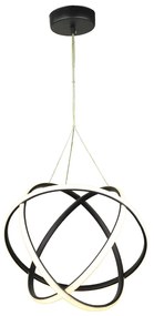 Φωτιστικό Οροφής LED Step Dimmable Heronia Atomic/40 01-0406 Black