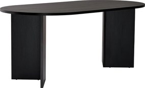 Τραπέζι Sablin Megapap χρώμα black wood 180x89,5x75εκ.