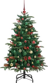 vidaXL Τεχνητό Χριστουγεννιάτικο Δέντρο με 150 LED Πράσινο 150 cm