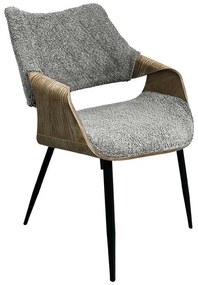 Καρέκλα Τραπεζαρίας FL6145 Fylliana Γκρί 58x56x83εκ. 58x56x83 εκ.