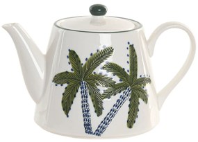 Τσαγιέρα Home ESPRIT Μπλε Πράσινο Πορσελάνη 850 ml