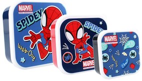 Φαγητοδοχεία (Σετ 3τμχ) Vado Bags Spidey Fresh Bites