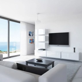 Σύνθεση σαλονιού Malcon-Λευκό