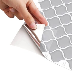 vidaXL Tile Λαμπτήρα 10 τεμ. Γκρι 27 x 27 εκ. Πολυουρεθάνη και PET
