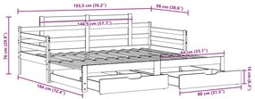 ΚΑΝΑΠΕΣ ΚΡΕΒΑΤΙ ΣΥΡΟΜΕΝΟΣ ΧΩΡΙΣ ΣΤΡΩΜΑ 90X190 ΕΚ. &amp; ΣΥΡΤΑΡΙΑ 3302241