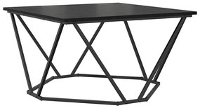 vidaXL Τραπεζάκι σαλονιού Μαύρη δρυς 80 x 80 x 45 cm