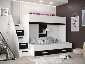 Πολυλειτουργικό κρεβάτι Party XVI-Leuko-Mauro