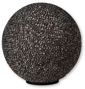 Table Lamp S Line Ø50cm Χειροποίητο Από Φυσικά Μαύρα Κοχύλια SS4-00K4