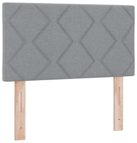 vidaXL Υφασμάτινο Κεφαλάρι Geometric Ανοιχτό γκρι 80 cm ύφασμα