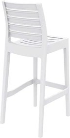ARES ΣΚΑΜΠΟ ΜΠΑΡ75εκ. WHITE ΠΟΛ/ΝΙΟΥ