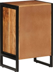 vidaXL Ντουλάπι Μπάνιου Επιτοίχιο 40x30x60 εκ. Μασίφ Ακακία/Σίδερο