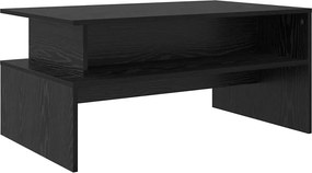 vidaXL Τραπεζάκι σαλονιού Μαύρη Οξυά 90 x 55 x 42,5 εκ