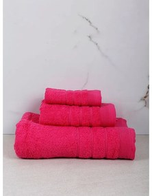 Πετσέτα Χίμπουρι 4 Fuchsia Μπάνιου (70x140)