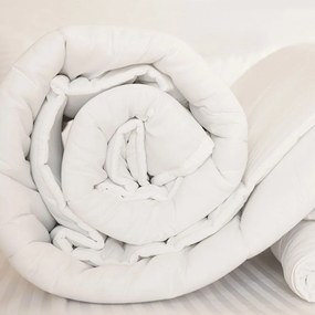 Πάπλωμα Satin Microfiber 300gsm White Melinen Queen Size 220x240cm Microfiber