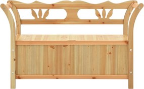 vidaXL Πάγκος 107 x 45 x 75,5 εκ. από Μασίφ Ξύλο Ελάτης