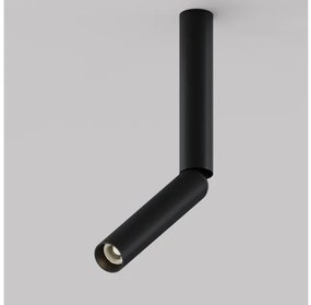 Σποτ Φωτιστικό Οροφής LED 6W Μαύρο 30cm Σπαστό Focus T C142CL-6W3K-B Maytoni C142CL-6W3K-B