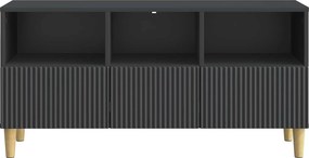 vidaXL Ντουλάπι TV 102 x 34,5 x 50 εκ. Μαύρο Επεξεργασμένο Ξύλο