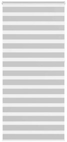 vidaXL Ζέβρα τυφλή Ανοιχτό Γκρι Πλάτος υφάσματος 100,9 εκ. Πολυεστέρας