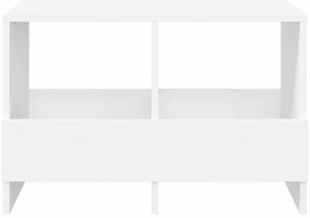 vidaXL Ράφι Περιοδικών Λευκό 68,5 x 30 x 45 εκ.