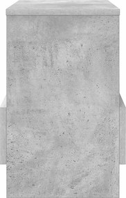 vidaXL Ράφι Περιοδικών Σκυρόδεμα Γκρι 35 x 30 x 45 εκ.