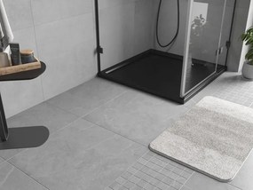 Mexen Flow τετράγωνο ντους slim 85 x 85 cm, μαύρο ματ - 46S708585