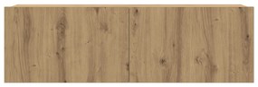 vidaXL Σετ επίπλου τηλεόρασης 6 pcs Καφέ 200 x 30 x 30 cm Μοριοσανίδα