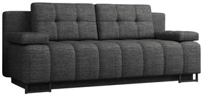 Καναπές κρεβάτι Columbus 151, Αριθμός θέσεων: 4, Αποθηκευτικός χώρος, 90x200x90cm, 64 kg, Πόδια: Μέταλλο, Έπιπλα ήδη συναρμολογημένα, Ξύλο: Πεύκο