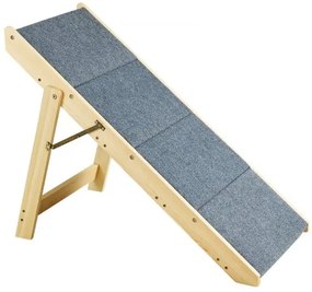 VEVOR  Wooden Pet Stairs/Pet Step with 4 Steps 2-in-1 Foldable Dog Stair 150 lbs