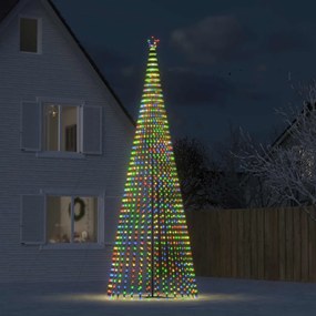 vidaXL Χριστουγεννιάτικο δέντρο LED 1544 LED πολύχρωμο 500 εκ.