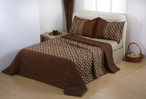 Σετ Σεντόνια Μονά 170x270 Chic Παρίσι Σοκολά