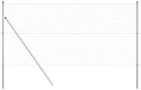 vidaXL Euro Fence με 7 Στηρίγματα 1.2x10μ Γαλβανισμένο Ατσάλι
