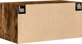 vidaXL Ντουλάπι Τοίχου Καπνιστή Δρυς 80x42,5x40 εκ. Επεξεργασμένο Ξύλο