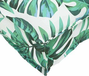 vidaXL Μαξιλάρι Φύλλο Σχέδιο Φύλλου 50 x 50 x 12 cm Ύφασμα Όξφορντ