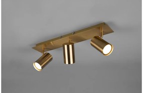 Σποτ Φωτιστικό Οροφής 3xGU10 Τριπλό Κινητό Marley Trio Lighting-802400304-Ορείχαλκος 802400304