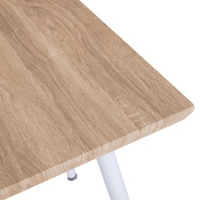Τραπέζι Τραπεζαρίας PALOMA με Λευκά πόδια Sonoma 70x70x76,5 εκ. 70x70x76.5 εκ.
