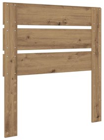 vidaXL Κεφαλάρι Artisan Oak 100 cm Επεξεργασμένο ξύλο