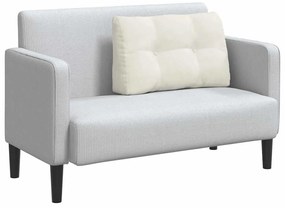 vidaXL Μαξιλάρι Πλάτης Κρεμ 80 x 24 x 50 εκ Βελούδο