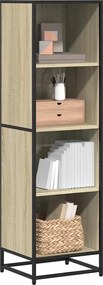 vidaXL Βιβλιοθήκη Χρώμα sonoma Δρυς 40x35x139 εκ. Μοριοσανίδα
