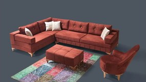 Stewehome σετ καναπέ selen 230x90x80 cm