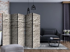 Διαχωριστικό με 5 τμήματα - Brick Wall: Minimalism II [Room Dividers]