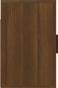 vidaXL Κομοδίνο Επιτοίχιο Καφέ Δρυς 50x30x47 εκ.