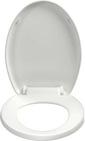 vidaXL Κάλυμμα Λεκάνης με Soft Close &amp; Quick Release Λευκό
