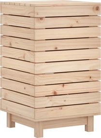 vidaXL Καλάθι Ρούχων 44x44x76 εκ. από Μασίφ Ξύλο Πεύκου