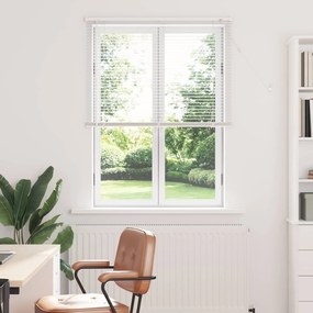vidaXL Βενετσιάνικη Σκίαση Λευκός 150 x 100 cm 25 mm PVC